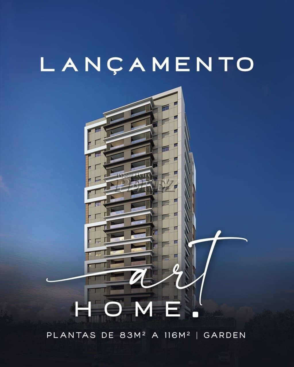 Apartamento no Art Home, de 2 quartos, 82.53 m² à venda no Centro - Londrina/PR - Foto 0