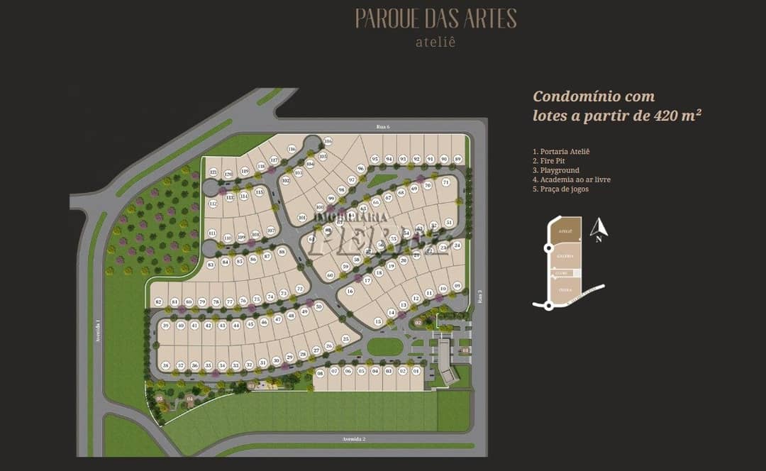 Terrenos no Parque Das Artes à venda no Parque Das Artes - Londrina/PR - Foto 0