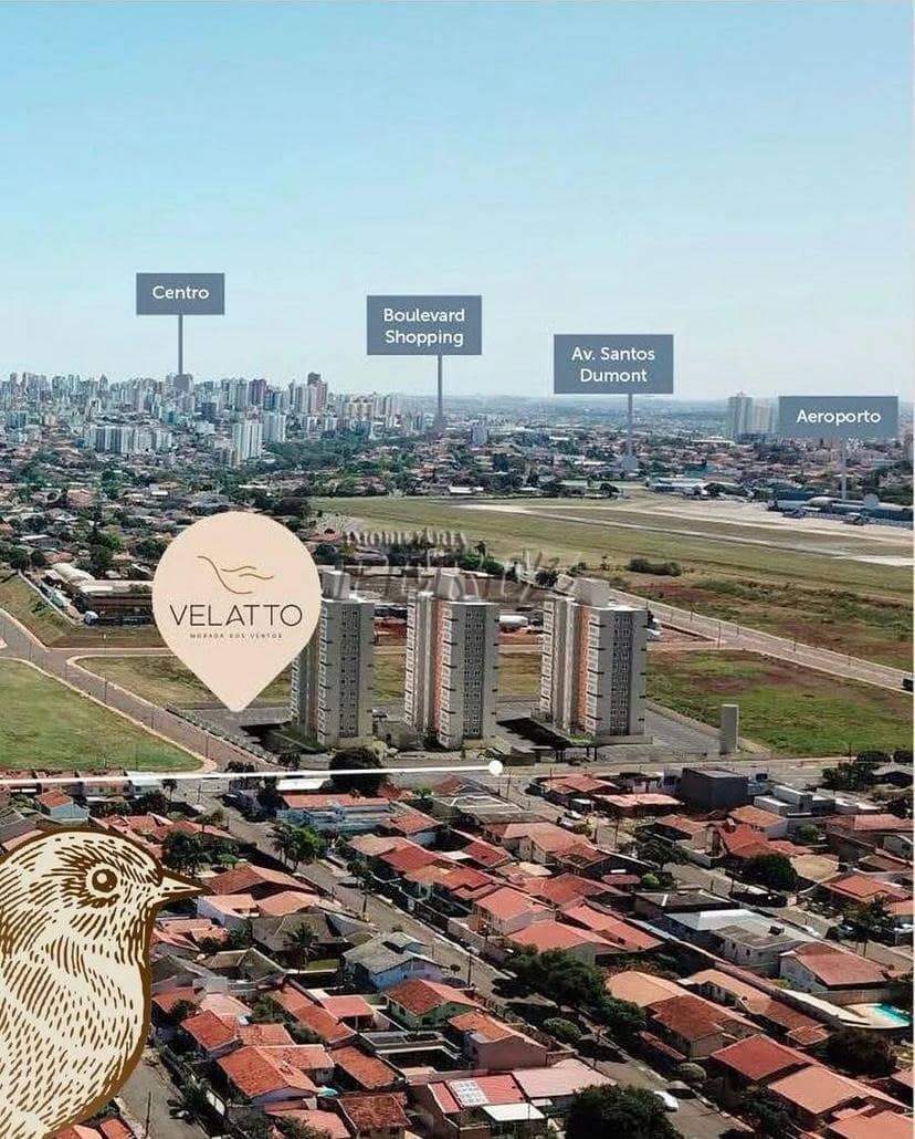 Apartamento no Velatto - Morada Dos Ventos, de 2 quartos, 48.13 m² à venda no San Fernando - Londrina/PR - Foto 1