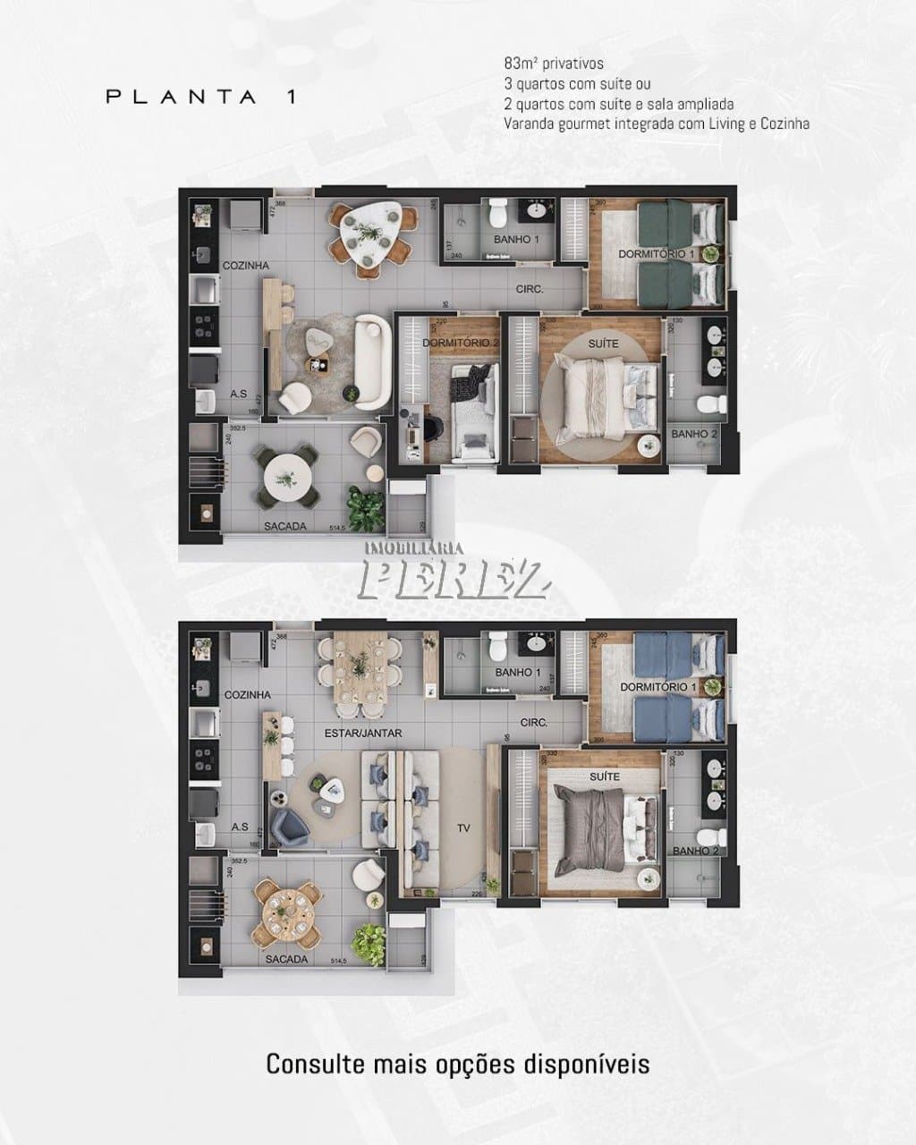Apartamento no Art Home, de 2 quartos, 82.53 m² à venda no Centro - Londrina/PR - Foto 27