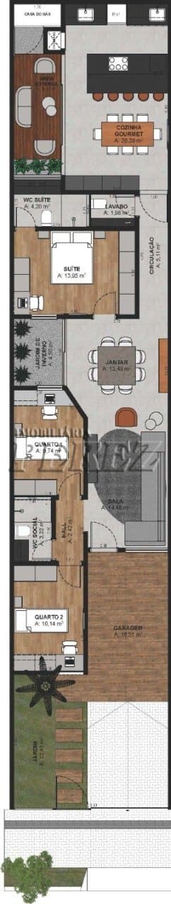 Casa, de 3 quartos à venda no Jardim Burle Marx - Londrina/PR - Foto 21