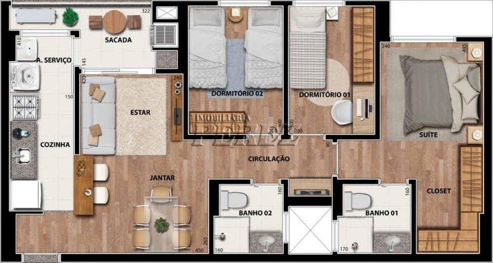 Apartamento a venda no condomínio Torre Santorini - Próximo da Av. Inglaterra - Foto 7