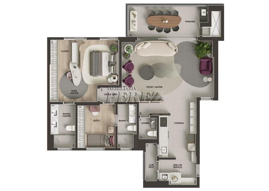 Apartamento à venda no Huma Plaenge - 3 dormitórios, 2 suítes e lazer completo na Gleba Palhano! - Foto 12