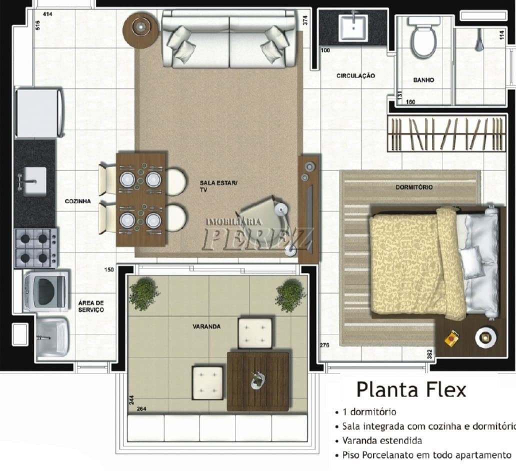 Apartamento no Edifício Prime Piauí, de 1 quarto, 43 m² à venda no Centro - Londrina/PR - Foto 19