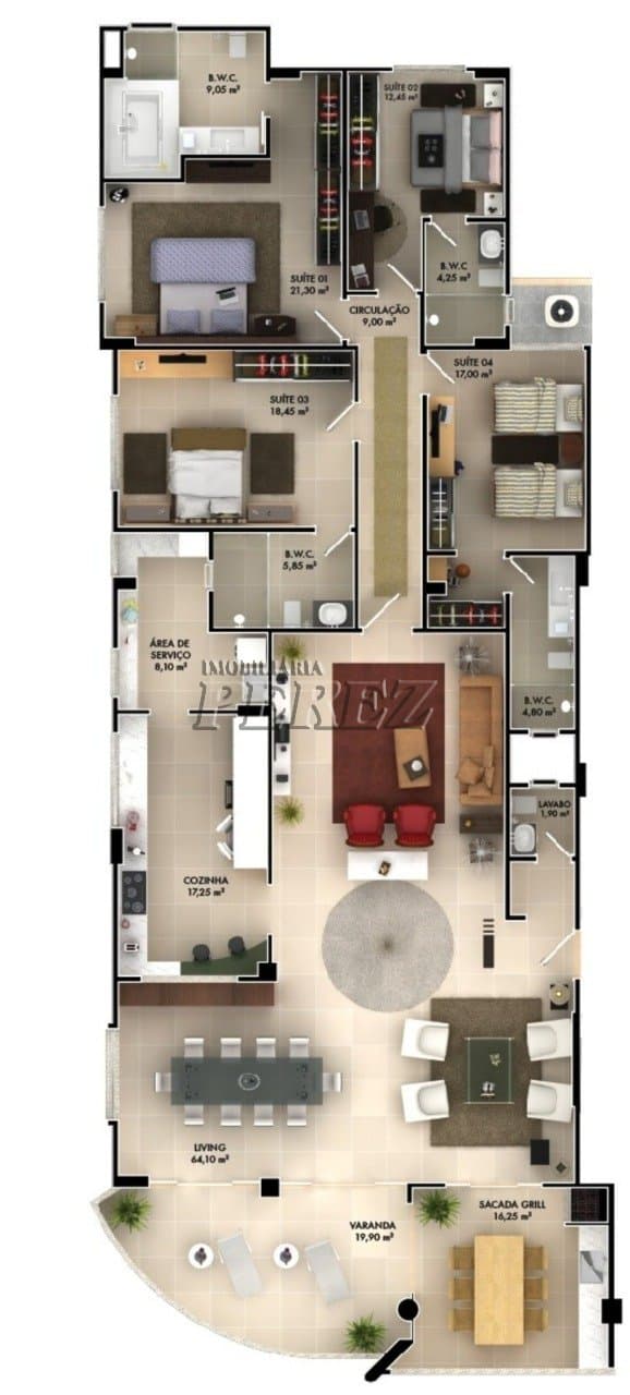 Apartamento de alto padrão a venda - Meia Praia Itapema SC Edifício Mount Everest - Avenida Nereu Ramos - Foto 32