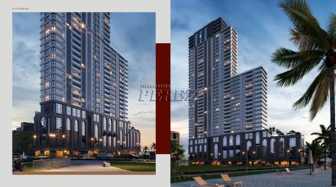 Apartamento a venda em Itapema, no Edifício Latitude em frente a Orla em Meia praia. - Foto 0