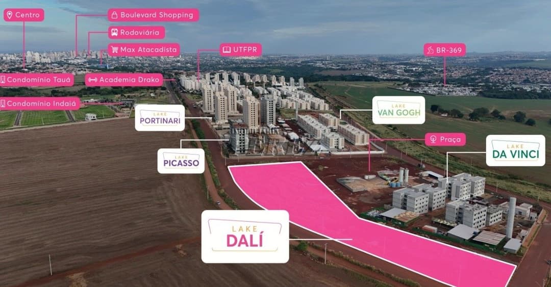 Empreendimento no Lake Dalí à venda no Jardim Morumbi - Londrina/PR - Foto 1