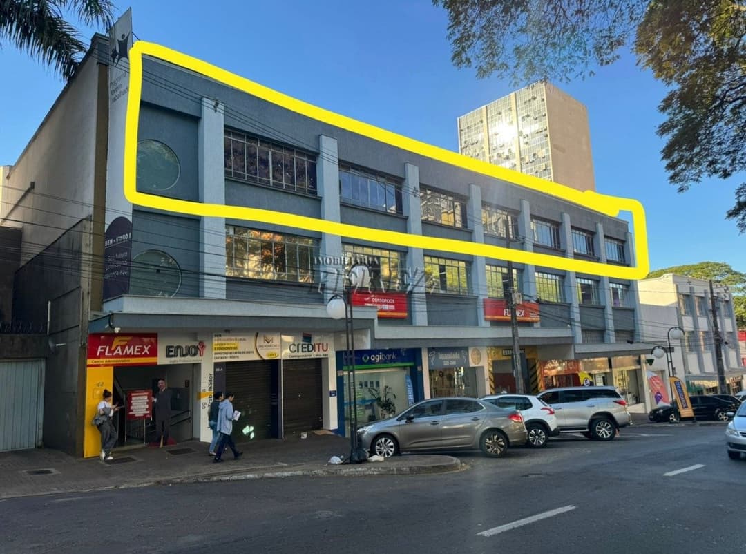 Sala comercial para alugar na Alameda Manoel Ribas no centro de Lodrina. - Foto 1