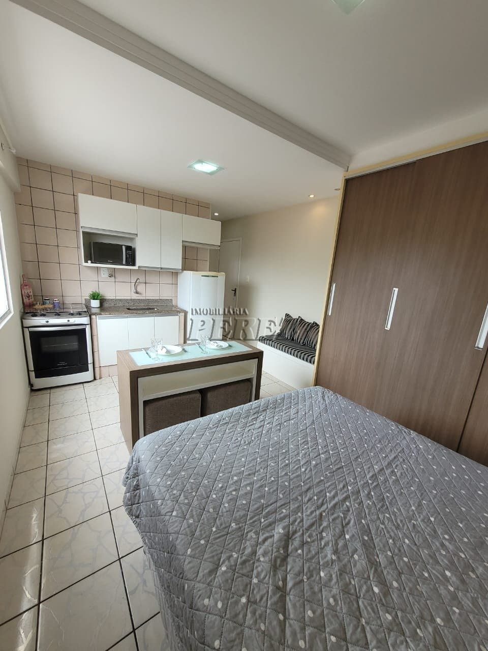 Kitnet para alugar no centro de Londrina - Edifício Du Soleil - Foto 0